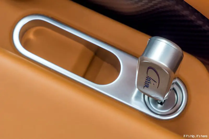 bugatti-chiron key in ignition
