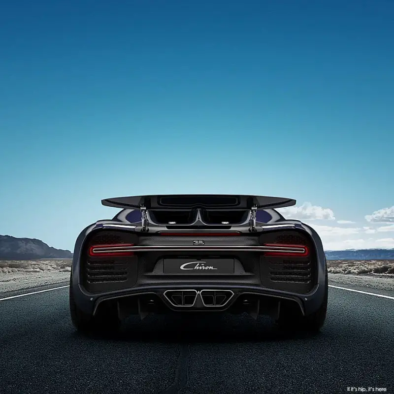 bugatti chiron rear in situ