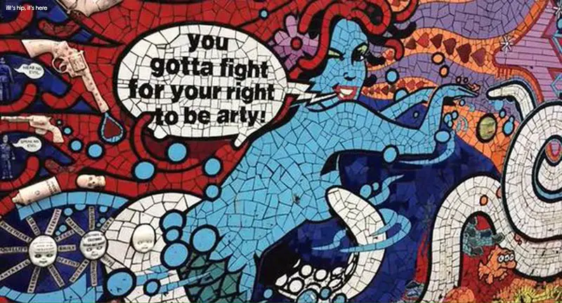 carrie richardt wall mosaic fight for your right