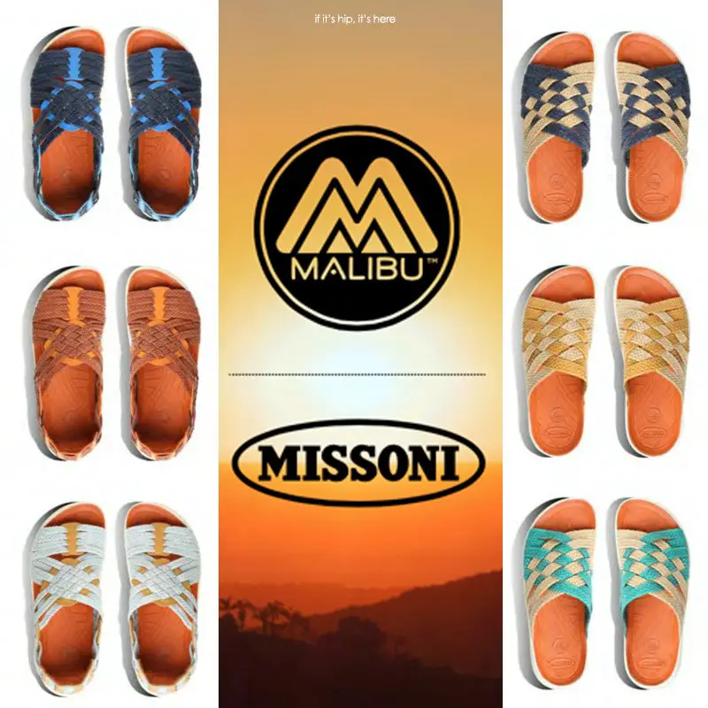 malibu sandals and missoni