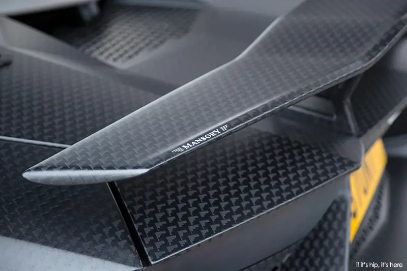 mansory js1 edition rear spoiler