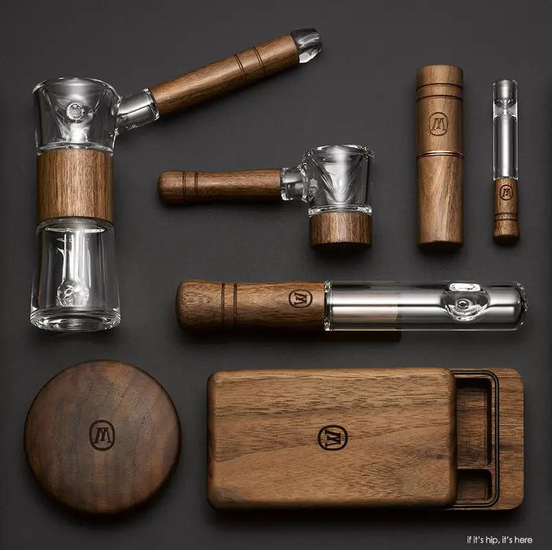 marley natural black walnut accessories