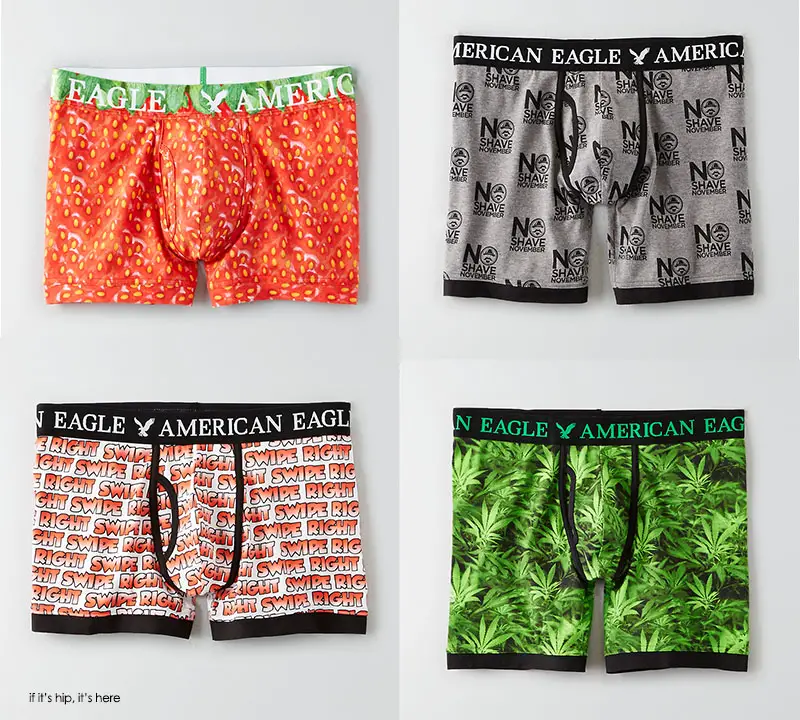 some of the wild styles of aerieman underwear