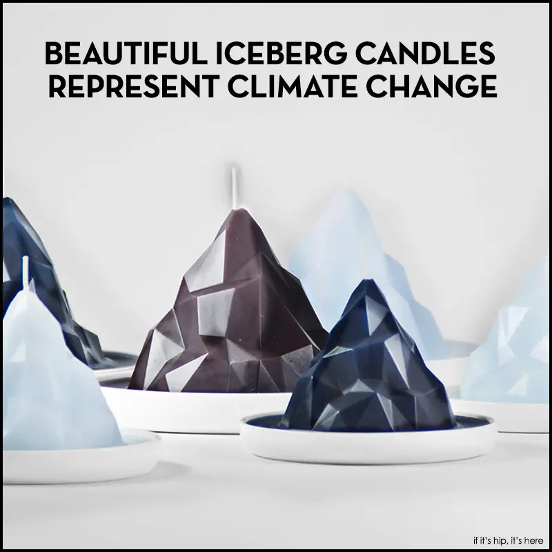 melting iceberg candles