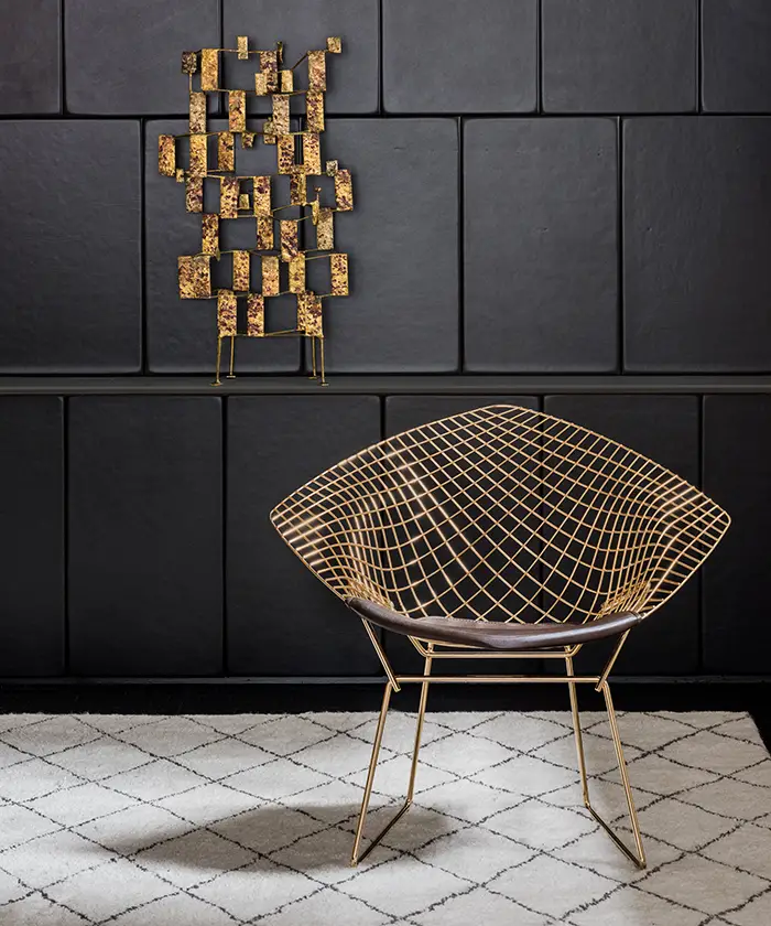 Read more about the article Knoll Releases 18k Gold-Plated Versions of Bertoia and Platner Vintage Classics