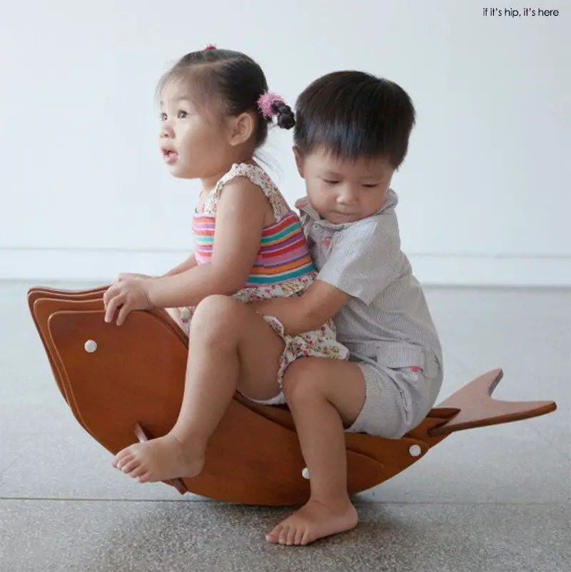 Rocking Dolphin Kid furniture by Daisuke Nagatomo and Minnie Jan