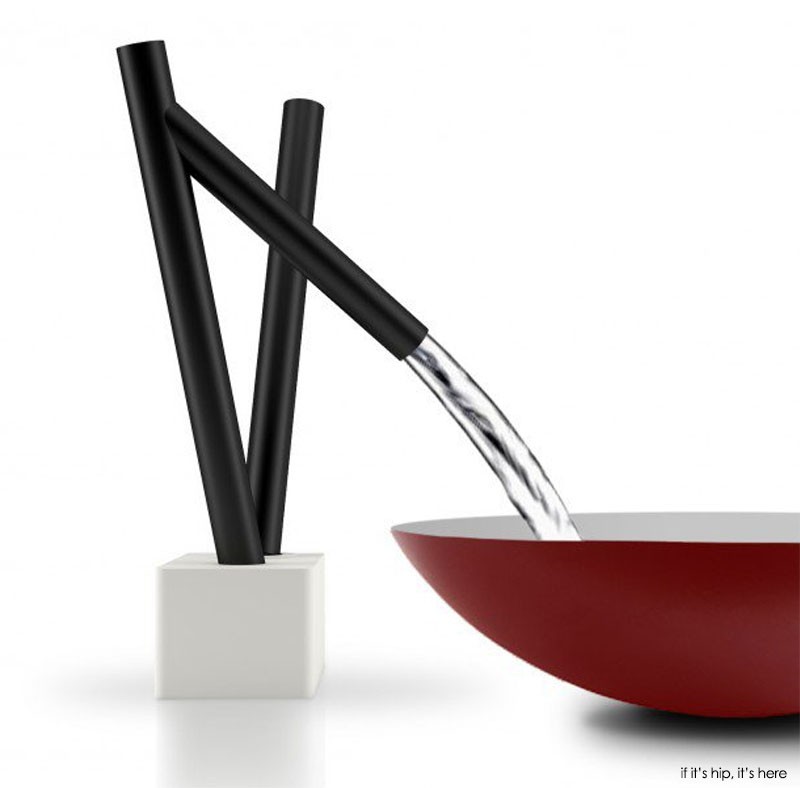 Stick faucet basin by Mehmet Savas