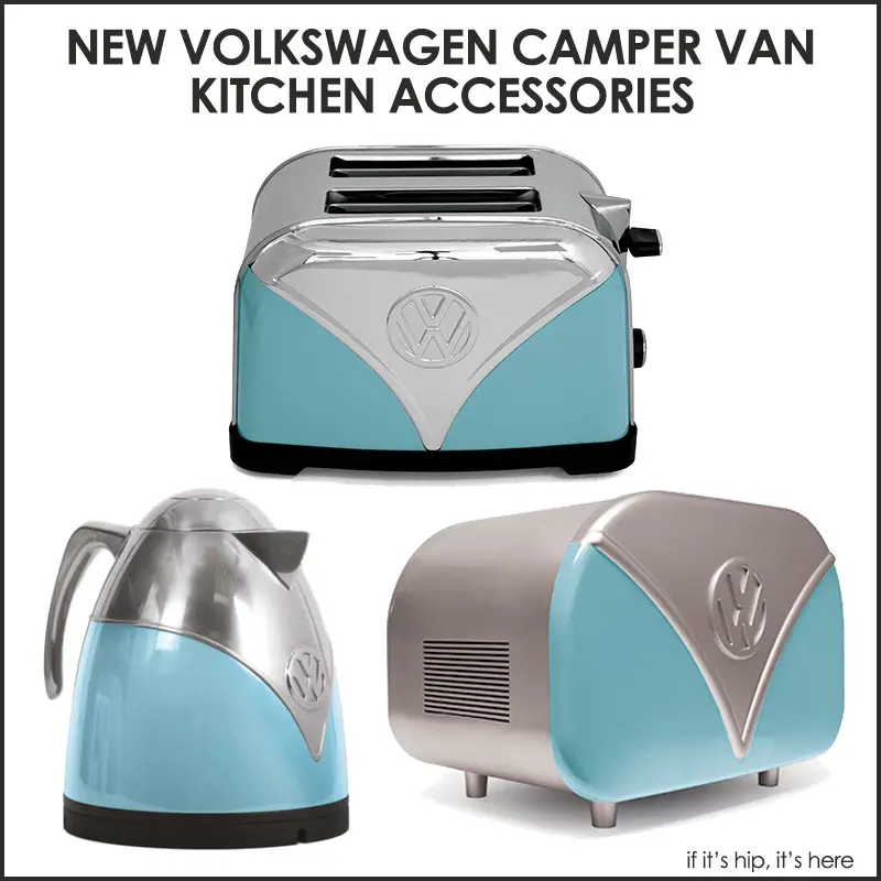 Volkswagen VW Toaster Mini Bus Ornament Interior Mint Blue Kitchen  Appliances