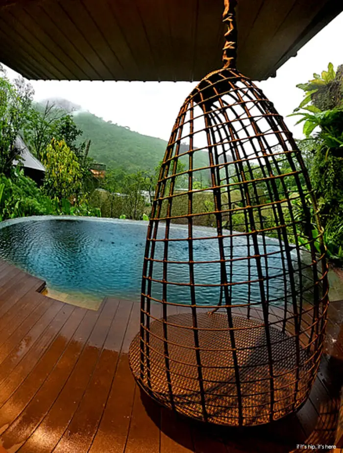 tree house villa looking out over pool