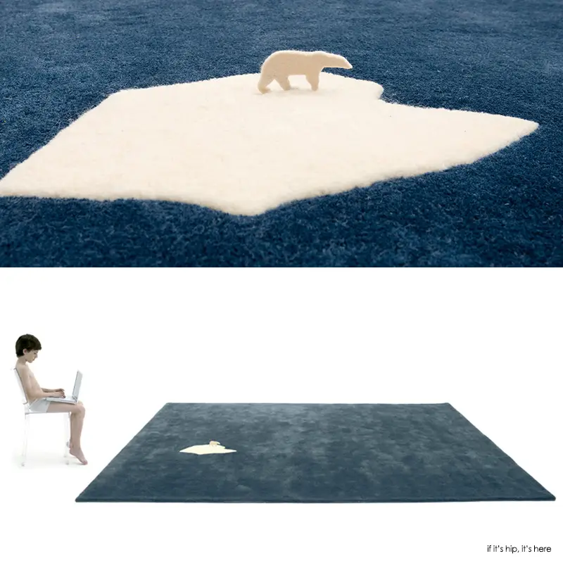 global warming rug by NEL at nanimarquina