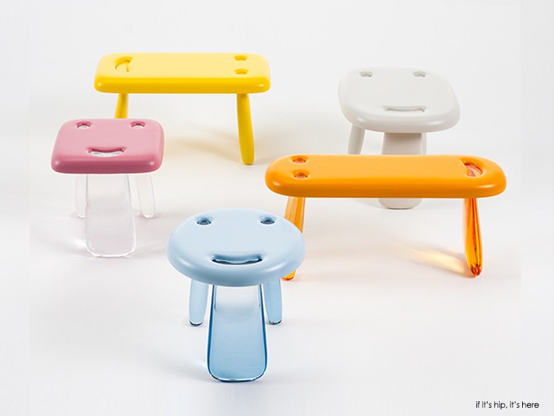 nendo Smile stools for Kartell Kids Kartell Collection For Kids