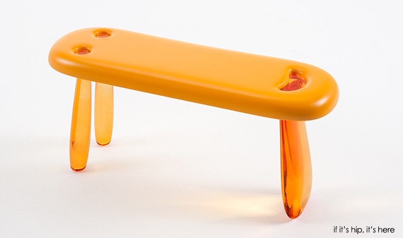 orange smile stool by nendo for Kartell Kids