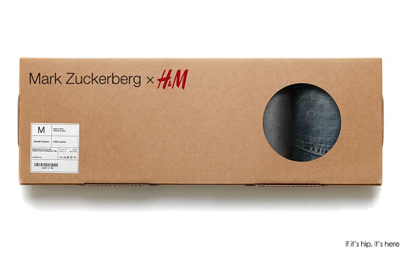 zuckerberg x hm packaging april fools IIHIH