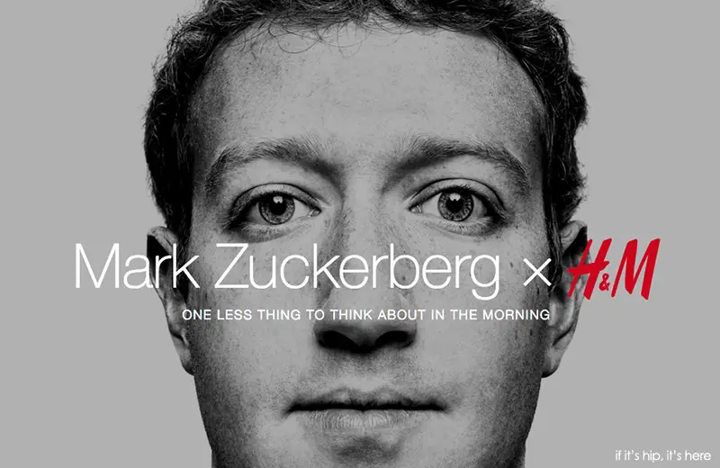zuckerberg x H7M collection April Fools if it's hip, it's here