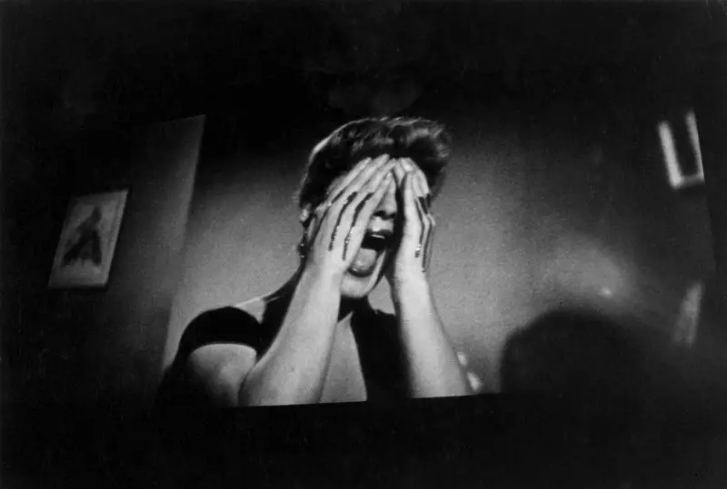 Diane Arbus Screaming woman with blood on her hands, 1961 (taken in theater)