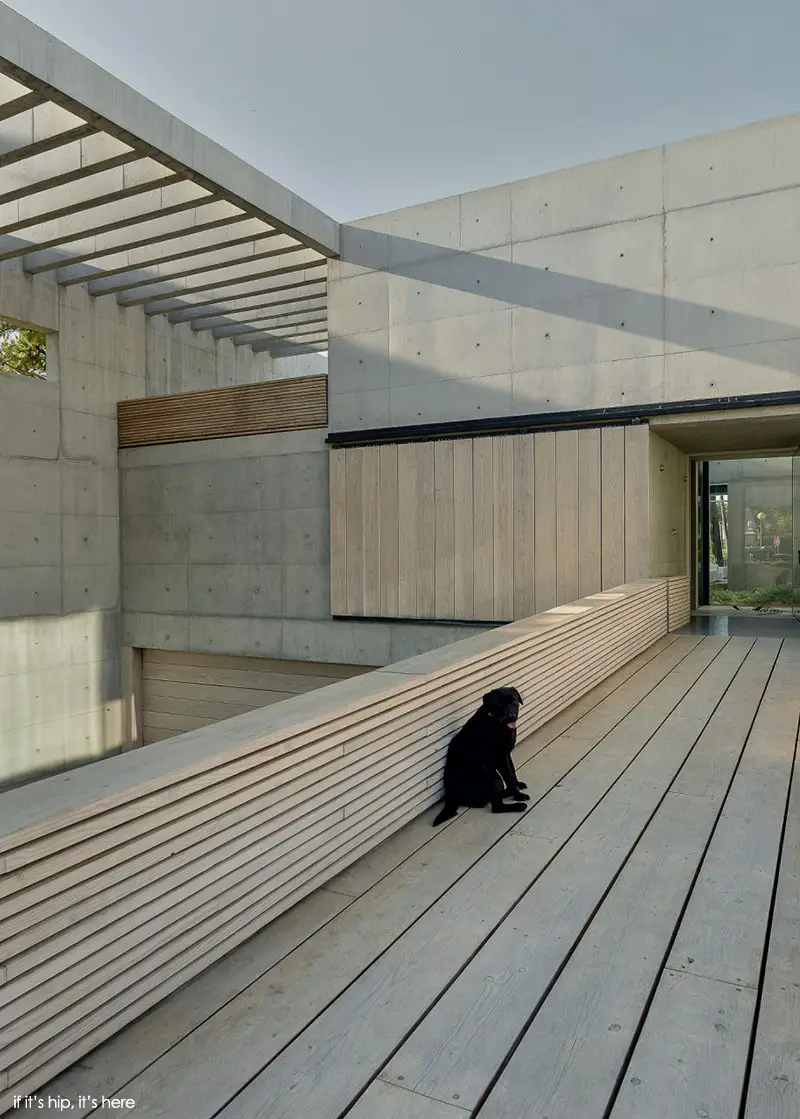 wood slat walkways