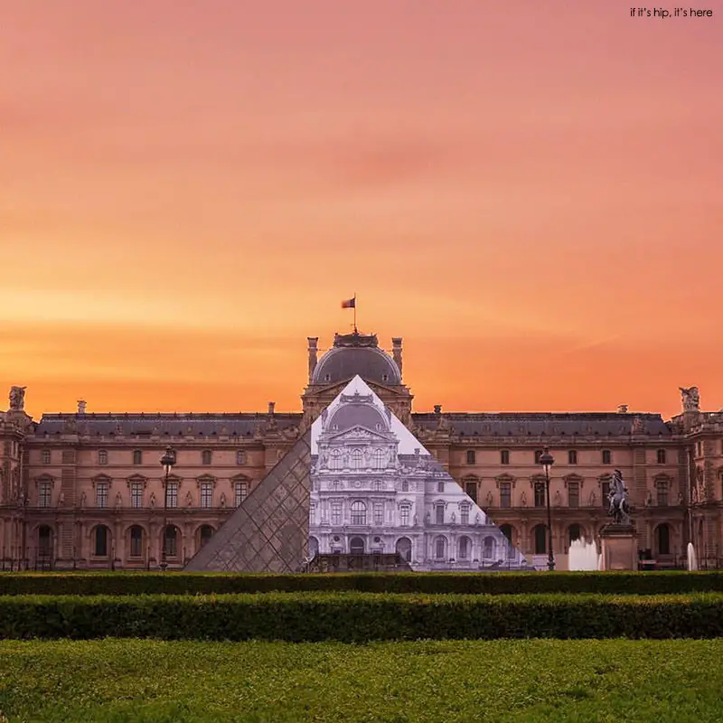 making the louvre disappear