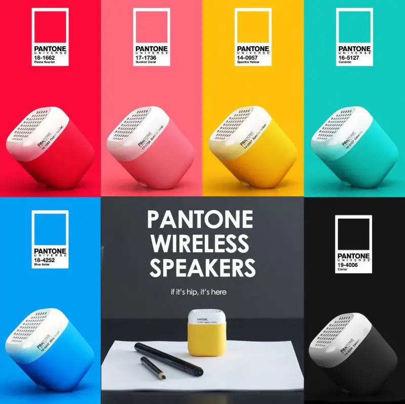 PANTONE Wireless Speakers