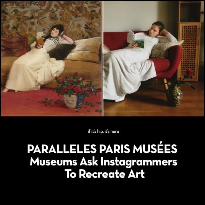 Read more about the article Instagrammers Recreate Museum Art for Paralleles Paris Musées