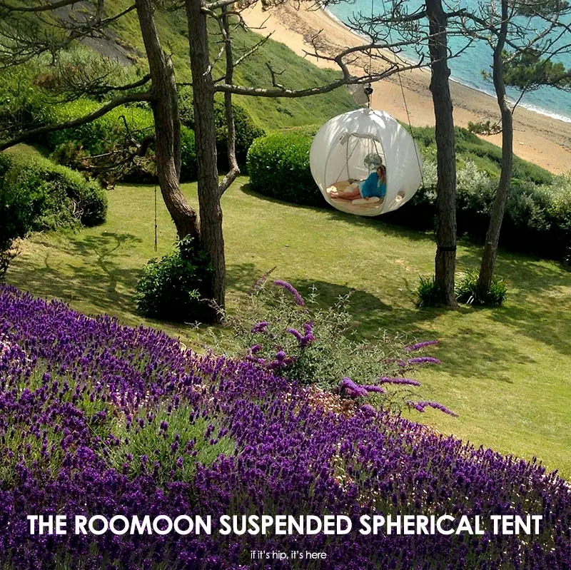 Roomoon suspended spherical tent