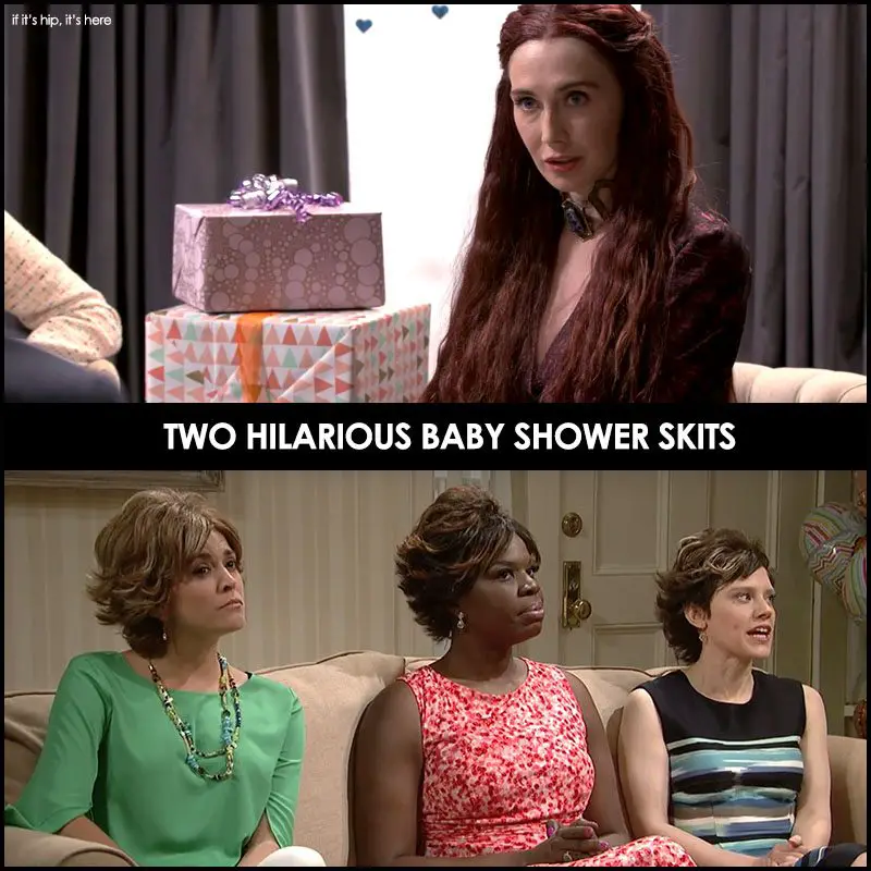 SNL baby shower skits