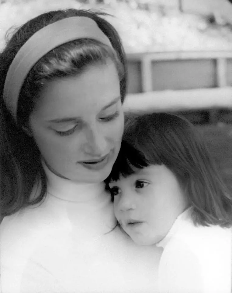 My mother and me in 1969