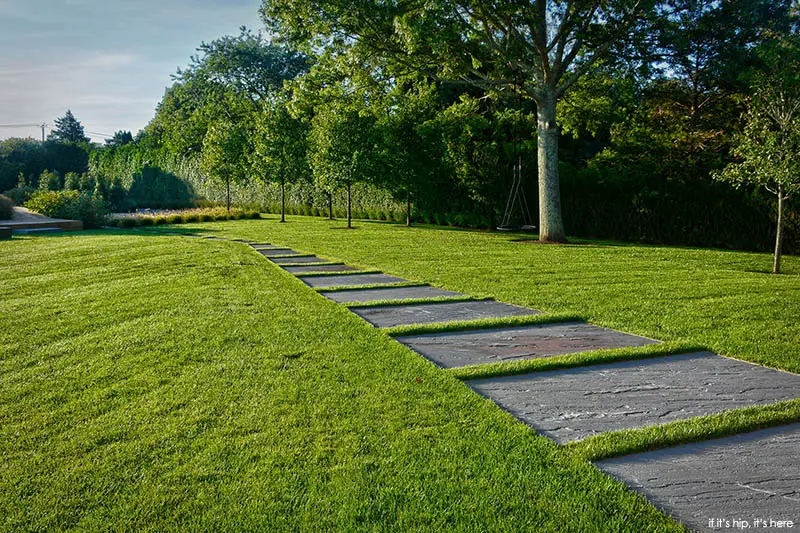 landscaping at Mothersill home