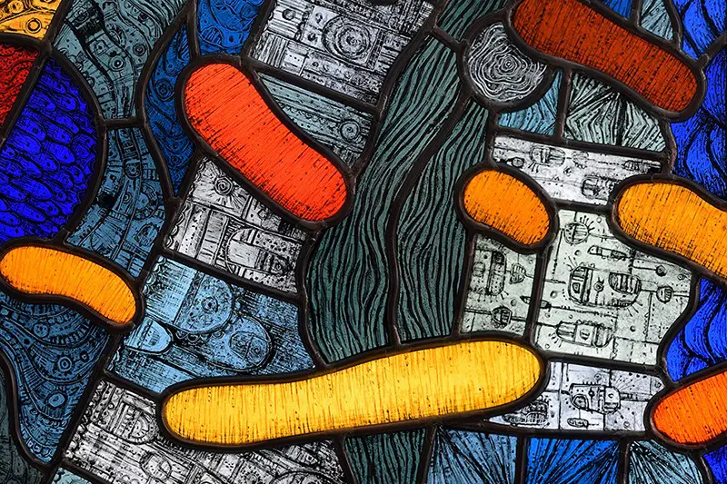 modern stained glass art