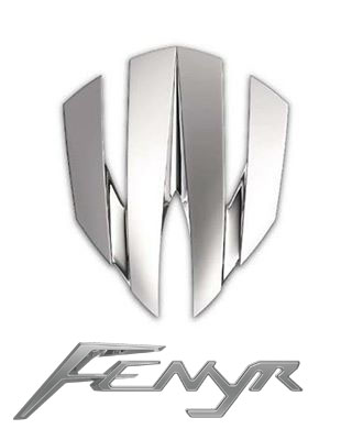 w motors badge and Fenyr logo
