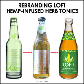 A New Look for LOFT Hemp-Infused Herb Tonics.