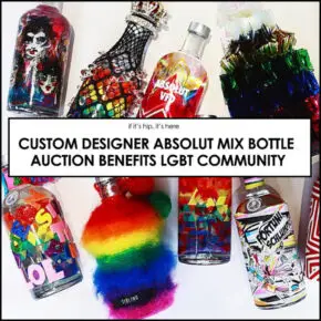 Designer Absolut Mix Bottle Auction Benefits LGBT Community