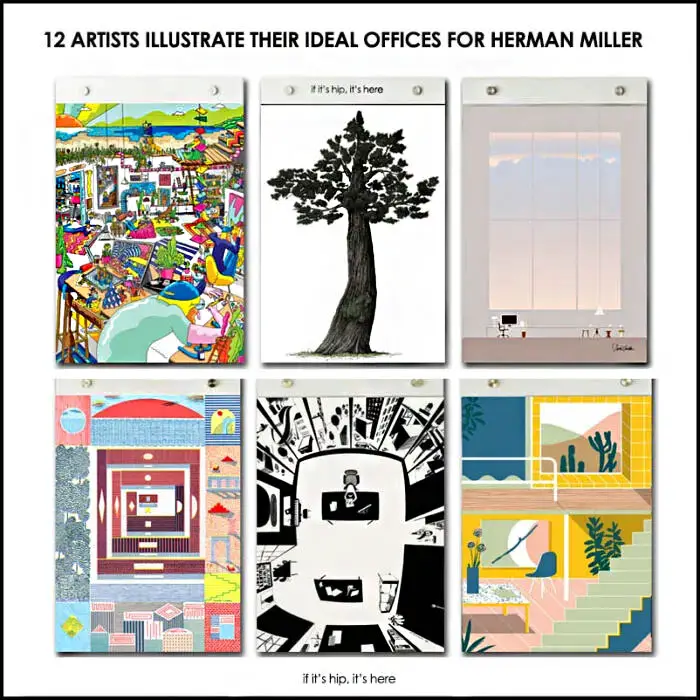 Read more about the article 12 Artists Illustrate ‘What Kind of Place Are You?’ for Herman Miller