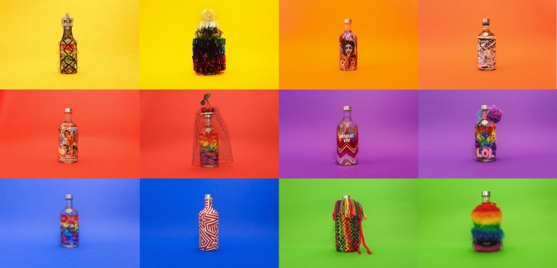 LGTBQ absolut bottles