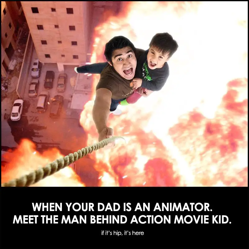 the dad behind action movie kid