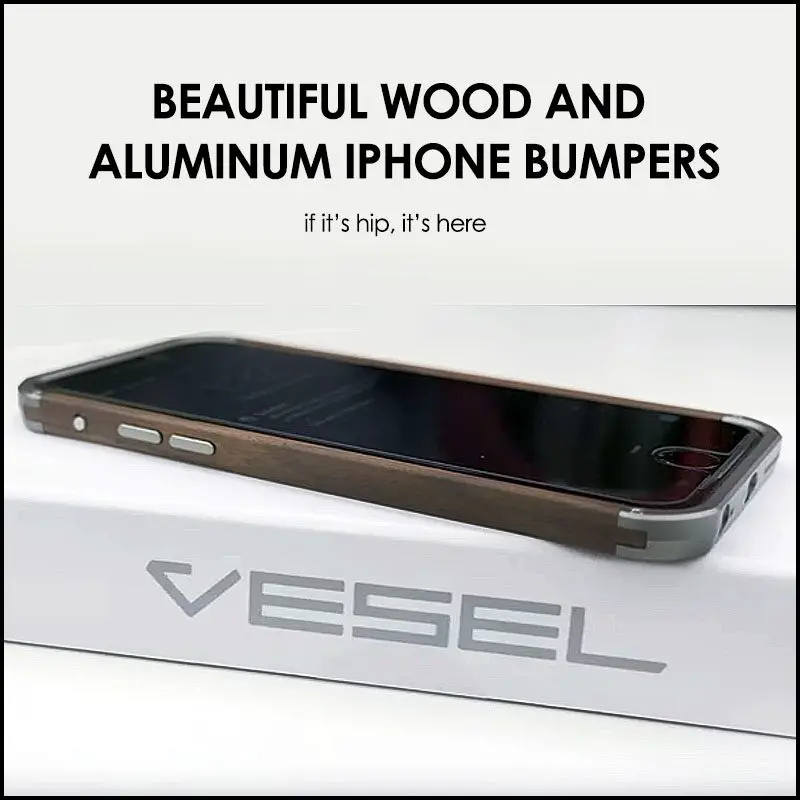 vesel wood series iphone bumpers