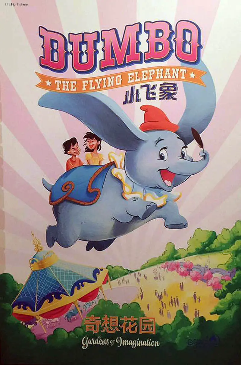 dumbo poster shanghai disney