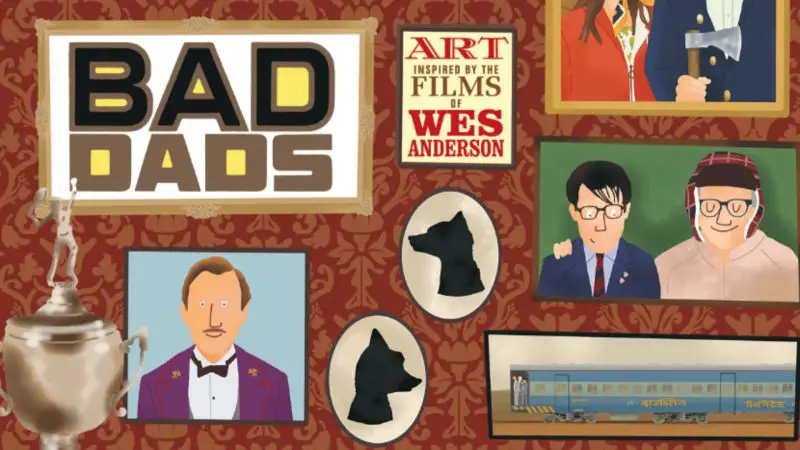 art inspired by wes anderson films