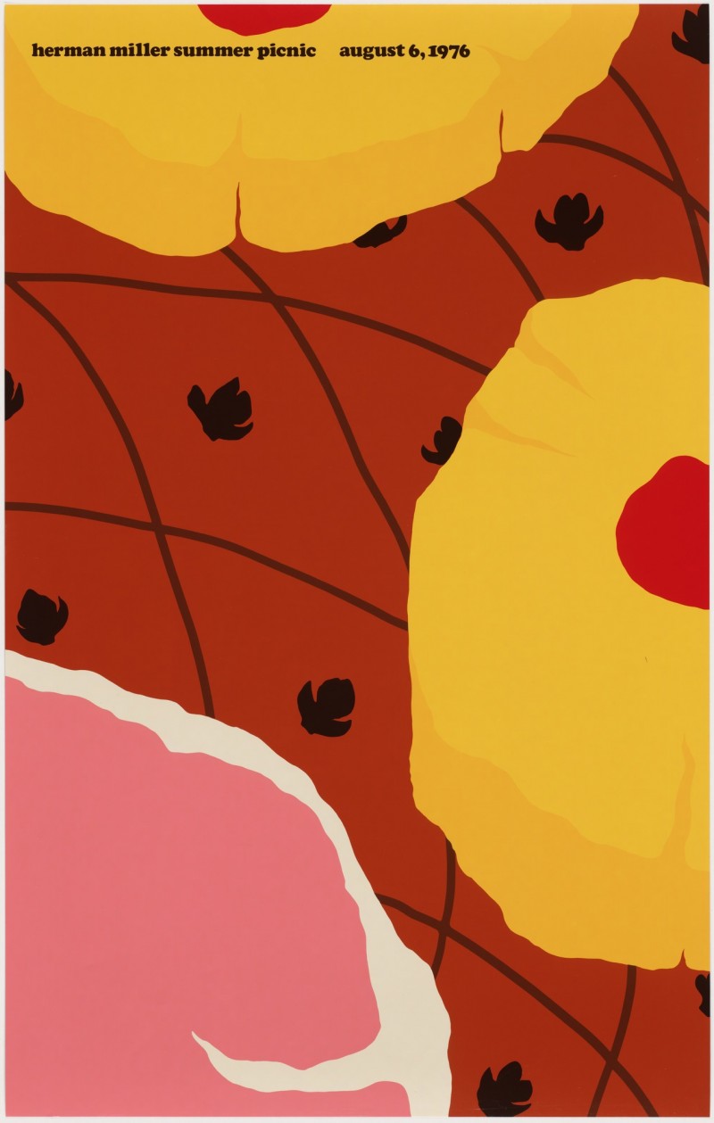 1976 herman miller summer picnic poster