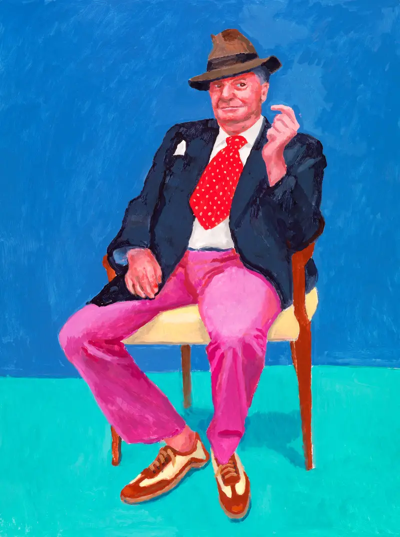 Barry Humphries, 26th, 27th, 28th March 2015 ©David Hockney