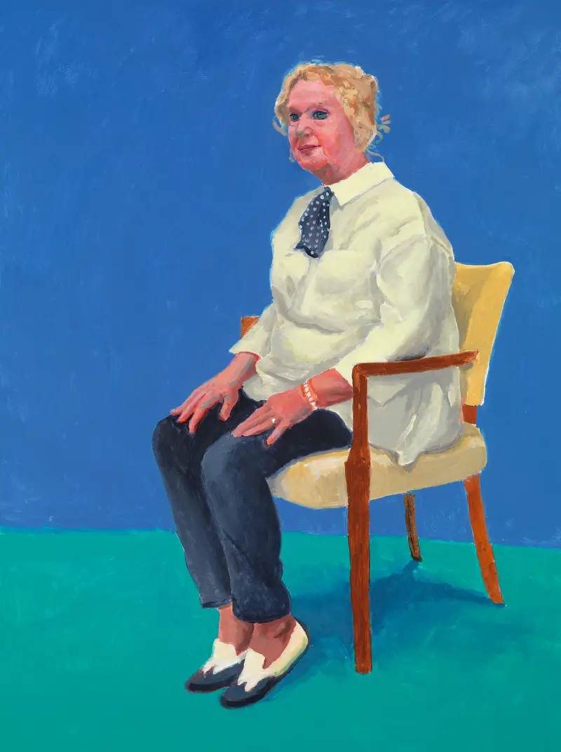 Celia Birtwell, 31st August, 1st, 2nd September, 2015 ©David Hockney