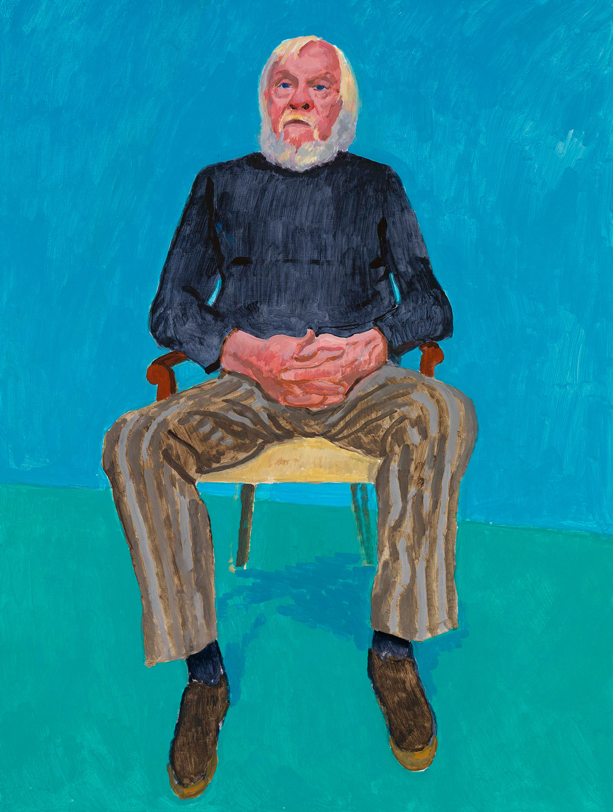 John Baldessari, 13th, 16th December, 2013 ©David Hockney