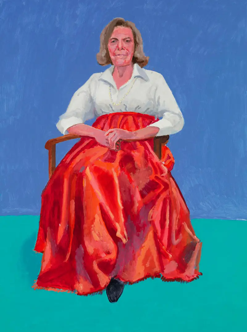 Rita Pynoos, 1st, 2nd March 2014 ©David Hockney