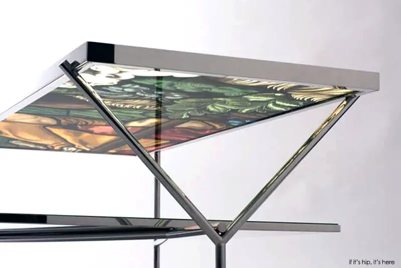 stained glass art furniture