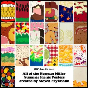 All The Herman Miller Picnic Posters by Steven Frykholm