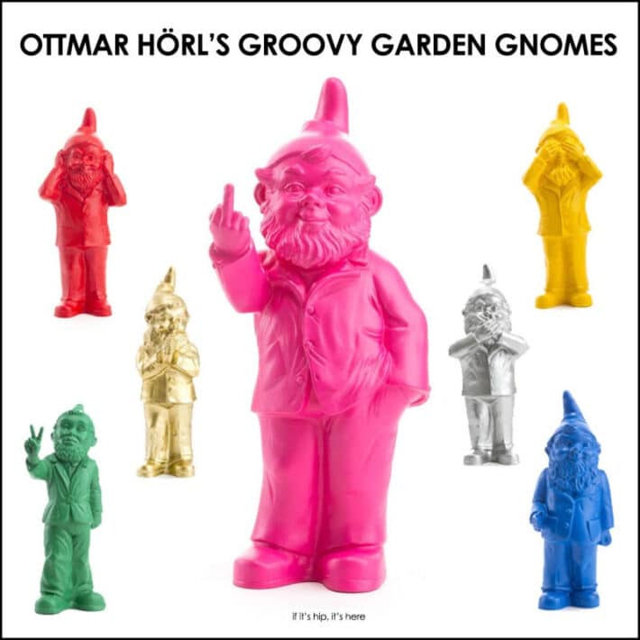 Che prega garden gnome / Pregare giardino gnome Scultura di Ottmar Hörl Ben 