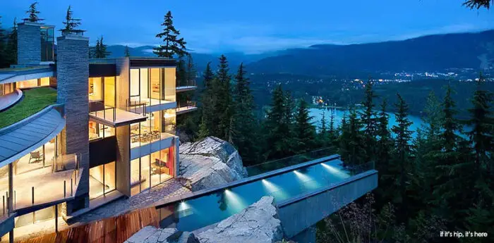 whistler residence cantilevered pool IIHIH