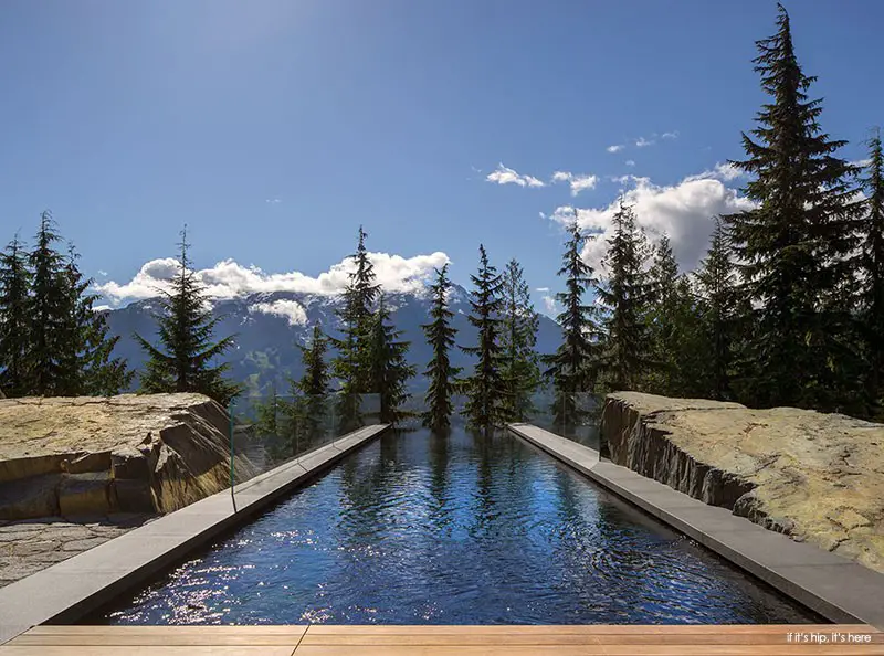 cantilevered swimming pool