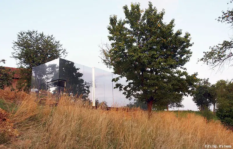 mirrored house