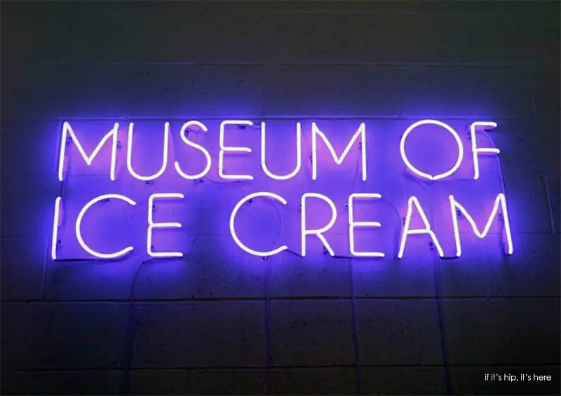 museum of ice cream neon