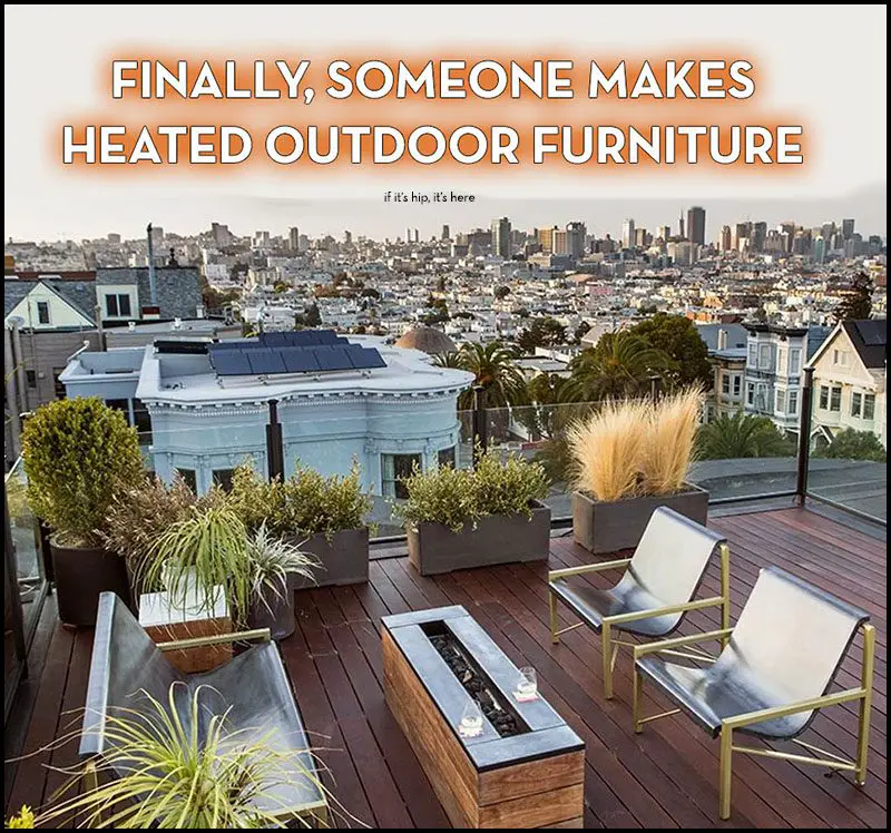 Jones Heated Outdoor Furniture, Heated Outdoor Furniture